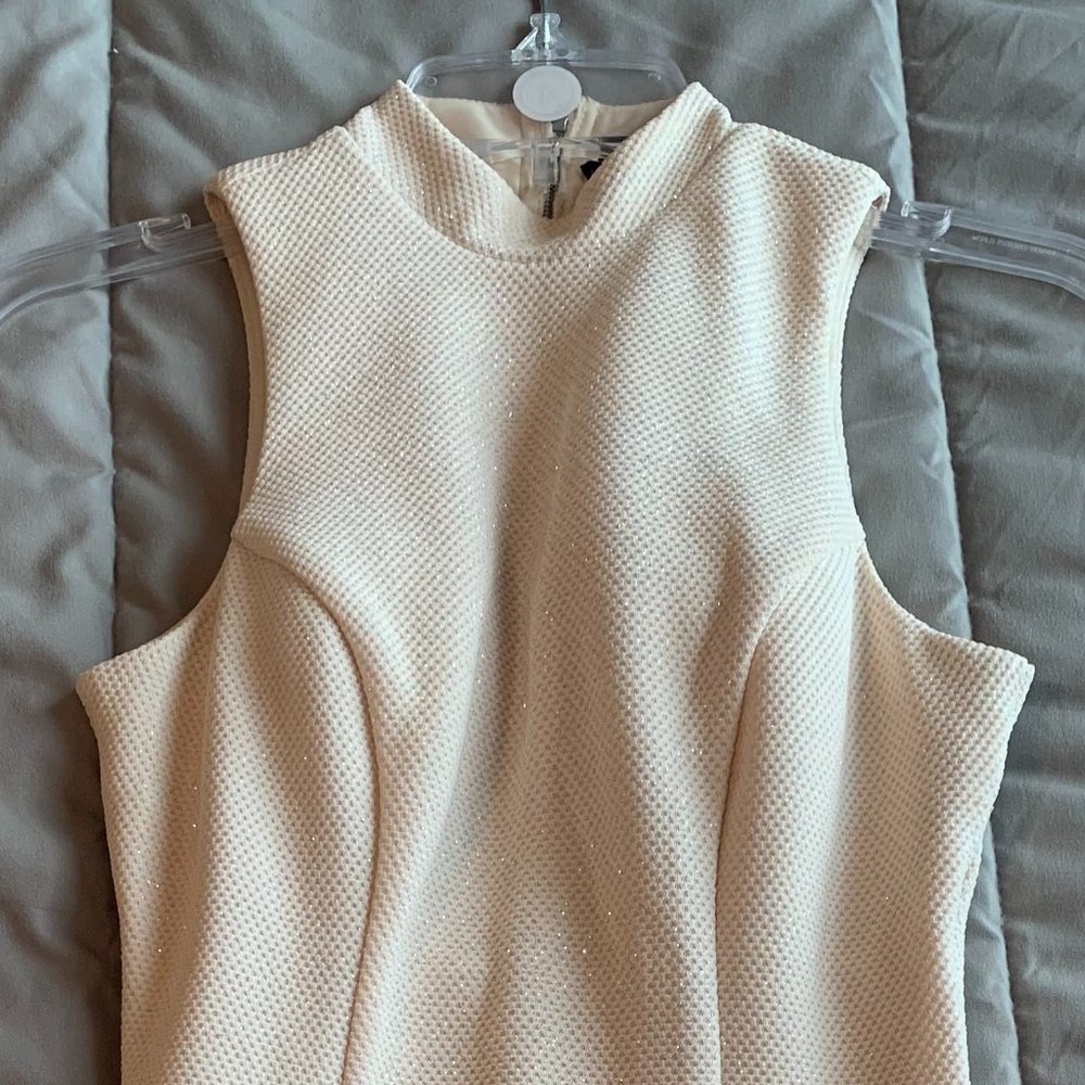 Extraordinary Cream/Ivory Sparkle Dress
